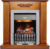 Каминокомплект Lumsden - Дуб антик с очагом Danville Chrome FB2