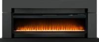 Каминокомплект Lindos Graphite Grey (линейный) с очагом Vision 60 LED