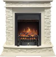 Каминокомплект Luzern - Слоновая кость с очагом Fobos FX Black