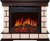 Каминокомплект Shateau - Темный дуб с очагом Jupiter FX New