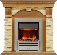 Каминокомплект Dublin -  Дуб / Сланец с очагом Chesford