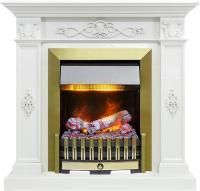 Каминокомплект Derby - Белый дуб с очагом Danville Antique Brass FB2