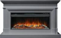 Каминокомплект Coventry - Серый (Ширина 1400 мм) с очагом Vision 42 LOG LED