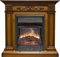 Каминокомплект Verona - Дуб антик с очагом Majestic FX Black