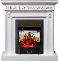 Каминокомплект Valletta - Белый (Ширина 1040 мм) с очагом Majestic FX M Black