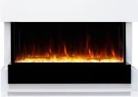 Каминокомплект Cube 36 - Белый с черным с очагом Astra 36 RF