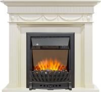Каминокомплект Corfu - Слоновая кость с очагом Aspen Black