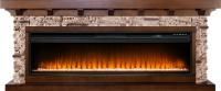 Каминокомплект Chalet 60 - Темный дуб с очагом Vision 60 LED
