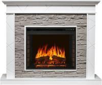 Каминокомплект Basel - Белый / Сланец серый с очагом Vision 23 EF LED FX