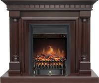 Каминокомплект Dallas - Темный дуб с очагом Fobos FX Black