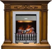 Каминокомплект Verona - Дуб антик с очагом Danville Chrome FB2