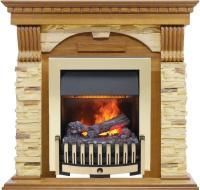 Каминокомплект Dublin -  Дуб / Сланец с очагом Danville Brass FB2