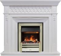 Каминокомплект Alexandria - Белый дуб с очагом Cavendish