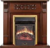 Каминокомплект Venice - Махагон коричневый антик с очагом Majestic FX M Brass