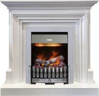Каминокомплект Bradford - Белый с очагом Danville Chrome FB2