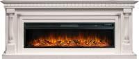 Каминокомплект Dallas 60 - Слоновая кость с патиной с очагом Vision 60 LOG LED