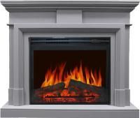 Каминокомплект Coventry Grey - Серый с очагом Jupiter FX New