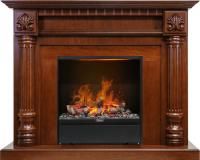 Каминокомплект Edinburg - Орех с очагом Albany