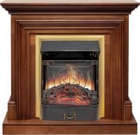 Каминокомплект Bradford - Орех с очагом Majestic FX Brass