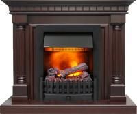 Каминокомплект Dallas - Темный дуб с очагом Danville Black FB2