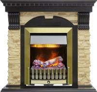 Каминокомплект Dublin - Венге / Сланец с очагом Danville Antique Brass FB2