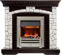 Каминокомплект Glasgow - Венге / Белый с очагом Chesford
