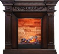 Каминокомплект Amalfi - Махагон коричневый антик с очагом Cassette 400 NH