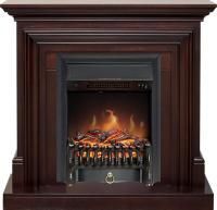 Каминокомплект Bradford - Темный дуб с очагом Fobos FX Black