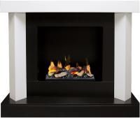 Каминокомплект Vancouver - Черный лак с очагом Cassette 400 LNH-INT (с дровами)