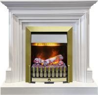 Каминокомплект Bradford - Белый с очагом Danville Antique Brass FB2