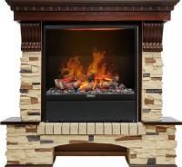 Каминокомплект Pierre Luxe - Темный дуб / Сланец (Высота 1040мм) с очагом Albany