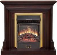 Каминокомплект Bradford - Темный дуб с очагом Majestic FX M Brass