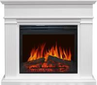 Каминокомплект Adagio - Белый с очагом Jupiter FX New