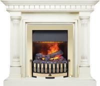 Каминокомплект Dallas - Слоновая кость с патиной с очагом Danville Brass FB2