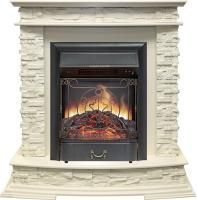Каминокомплект Luzern - Слоновая кость с очагом Majestic FX Black
