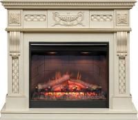 Каминокомплект Corsica - Слоновая кость с патиной с очагом Symphony 26'' DF2608-INT