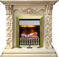 Каминокомплект Adriana - Cлоновая кость с очагом Danville Antique Brass FB2