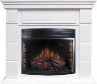 Каминокомплект Portland - Белый с очагом Dioramic 28 LED FX