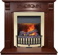 Каминокомплект Sorrento угловой - Орех с очагом Danville Brass FB2