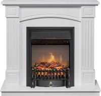 Каминокомплект Boston - Белый (Высота 925см) с очагом Fobos FX M Black