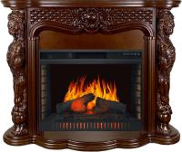 Каминокомплект Castle - Темный дуб с очагом Vision 30 EF LED FX