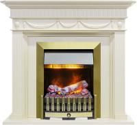 Каминокомплект Corfu - Слоновая кость с очагом Danville Antique Brass FB2