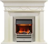 Каминокомплект Corfu - Слоновая кость с очагом Chesford