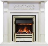 Каминокомплект Venice - Фактурный белый с очагом Cavendish
