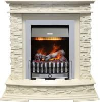 Каминокомплект Luzern - Слоновая кость с очагом Danville Chrome FB2