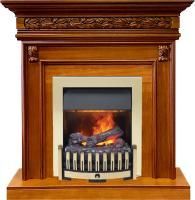 Каминокомплект Valletta - Орех с очагом Danville Brass FB2