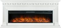 Каминокомплект Valletta 60 - Белый с очагом Vision 60 LOG LED