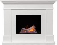 Каминокомплект California - Белый (Глубина 380) с очагом Cassette 400 NH
