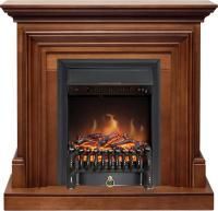 Каминокомплект Bradford - Орех с очагом Fobos FX Black