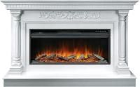 Каминокомплект Sicilia - Белый (Ширина 1530мм) с очагом Vision 42 LOG LED